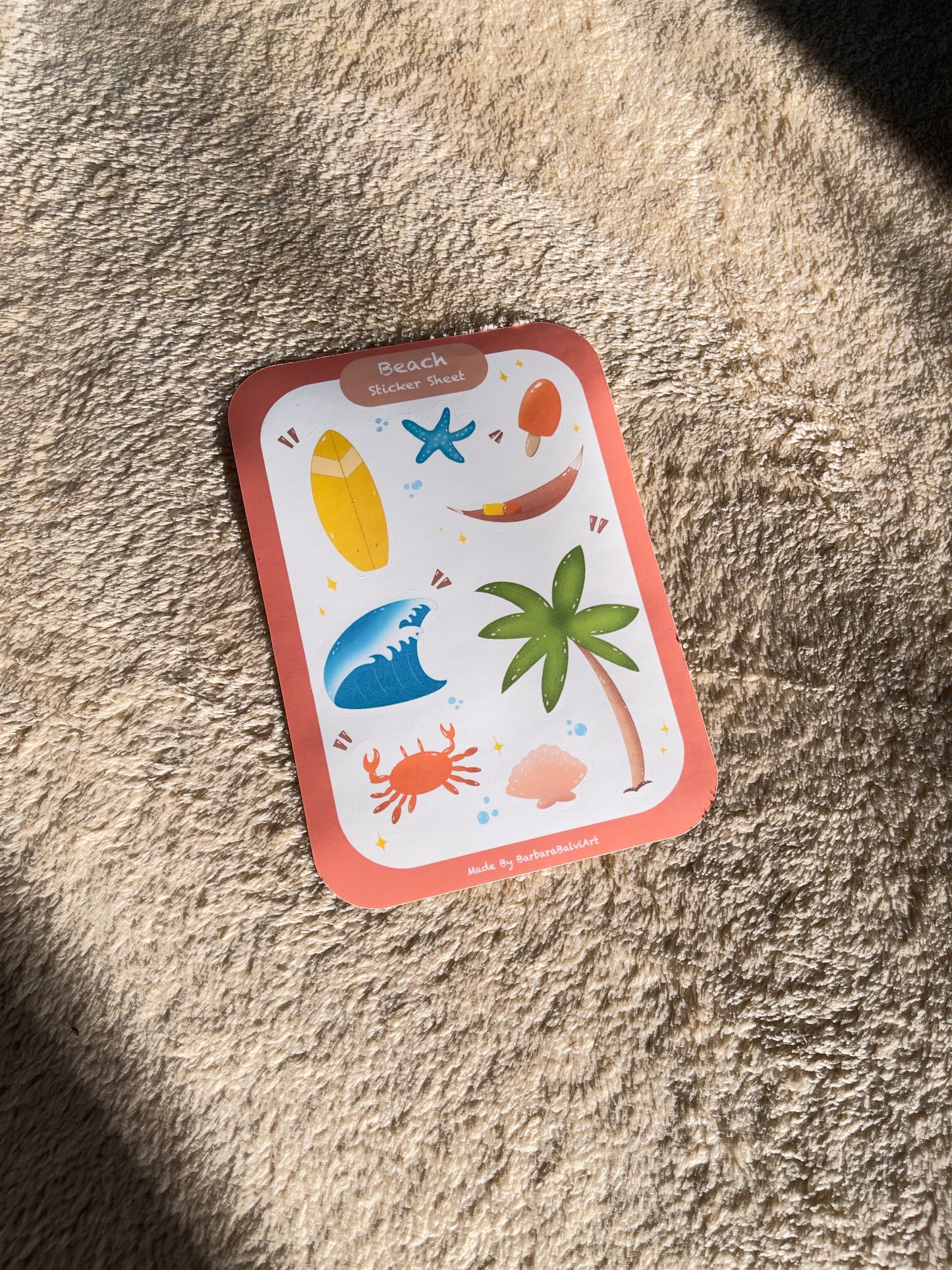 Beach Collection - Beach Sticker Sheet