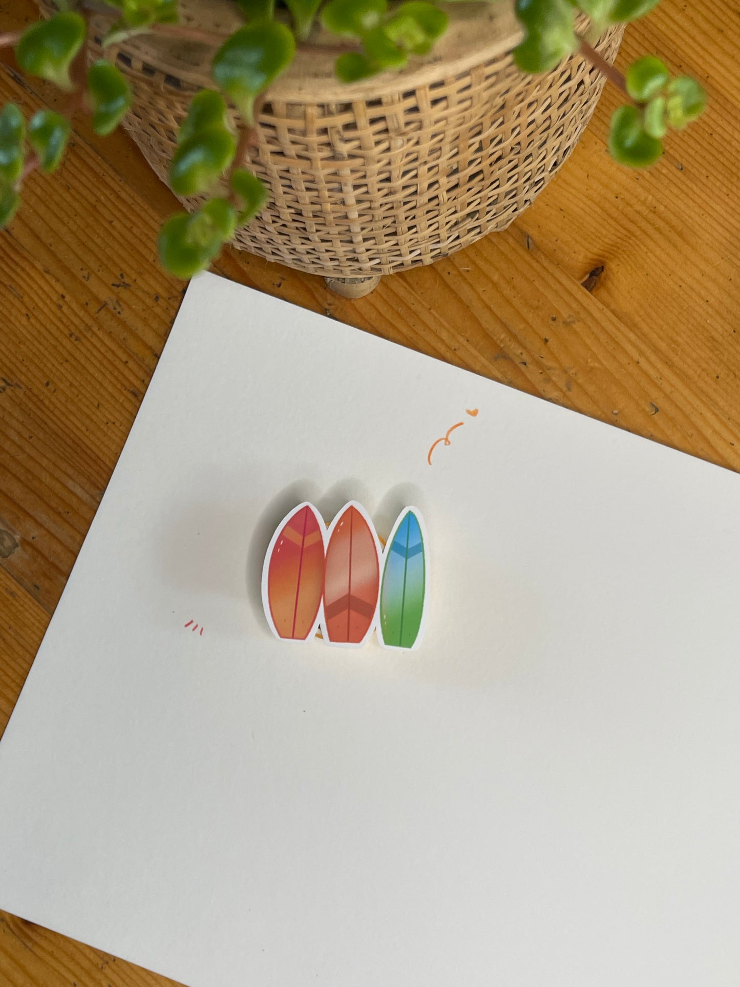 Beach Collection - Surfboard Sticker