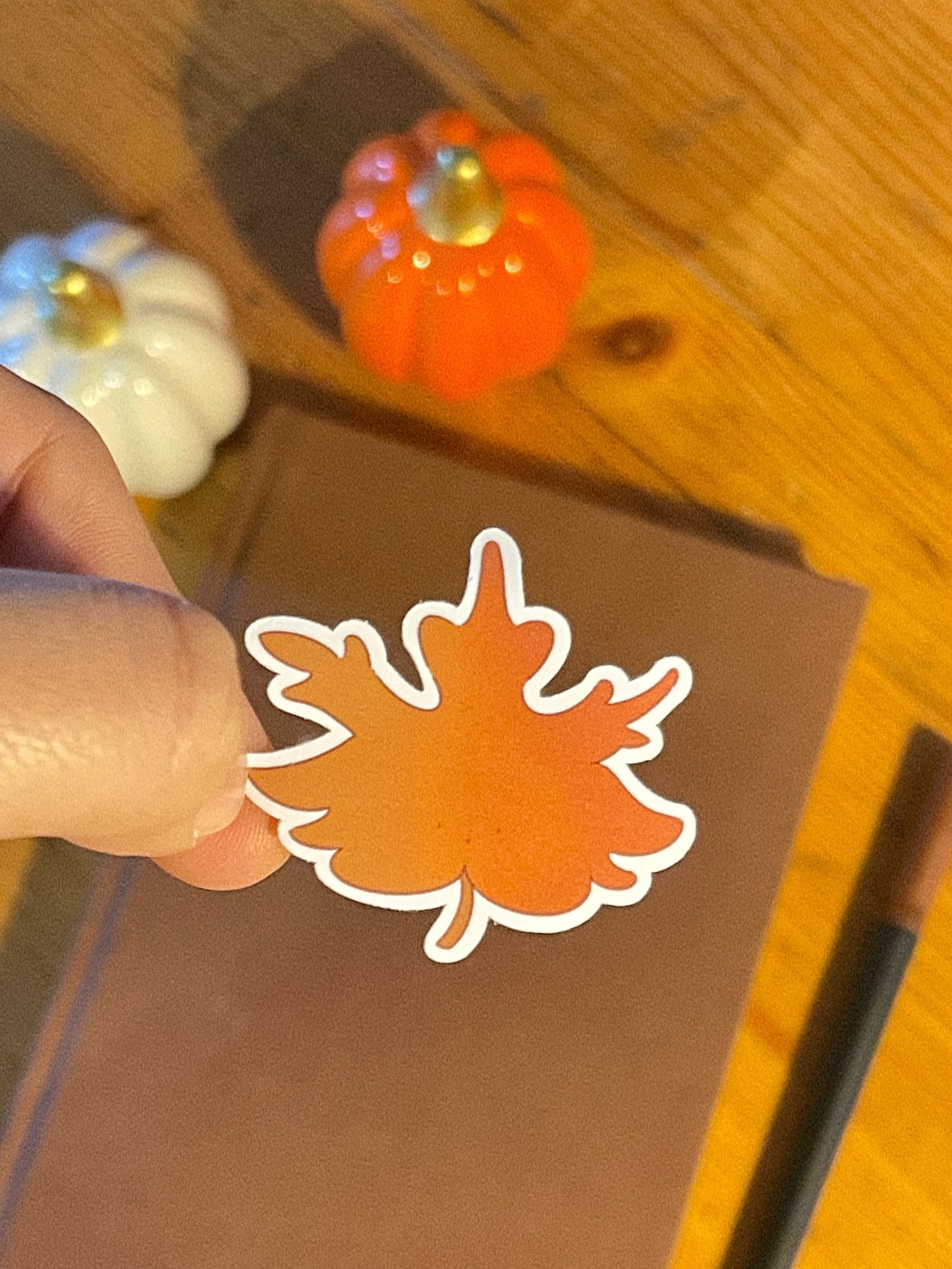 Autumn Leaf Sticker