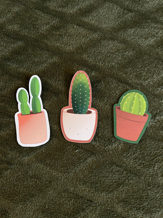Cactus Collection Sticker Bundle