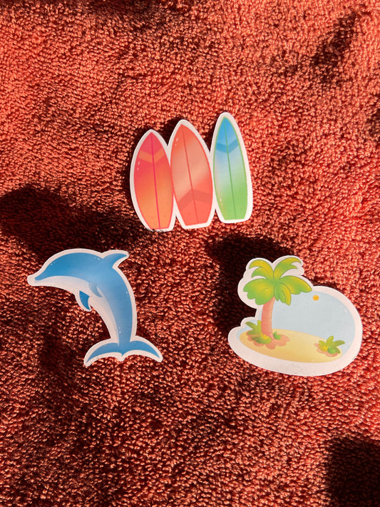 Beach Collection Sticker Bundle