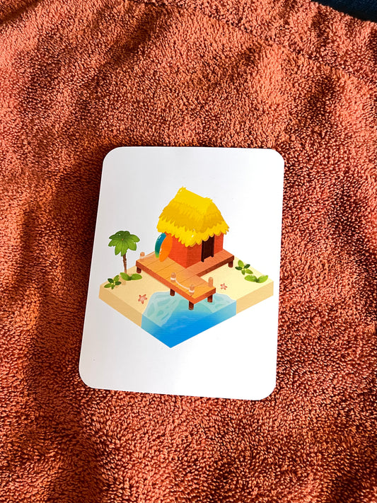 Beach Collection - Isometric Beach Print
