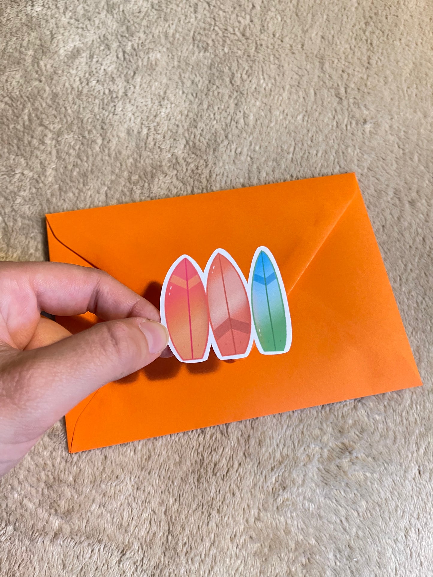 Beach Collection - Surfboard Sticker