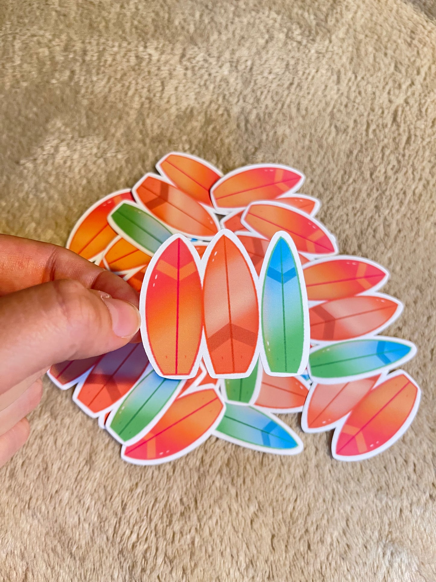 Beach Collection - Surfboard Sticker