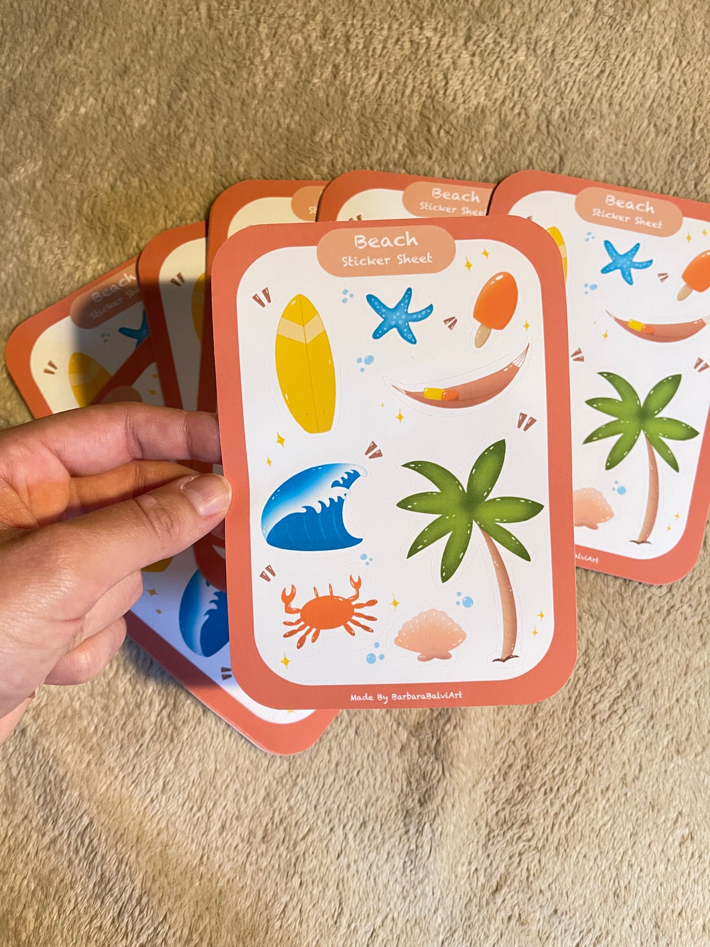 Beach Collection - Beach Sticker Sheet