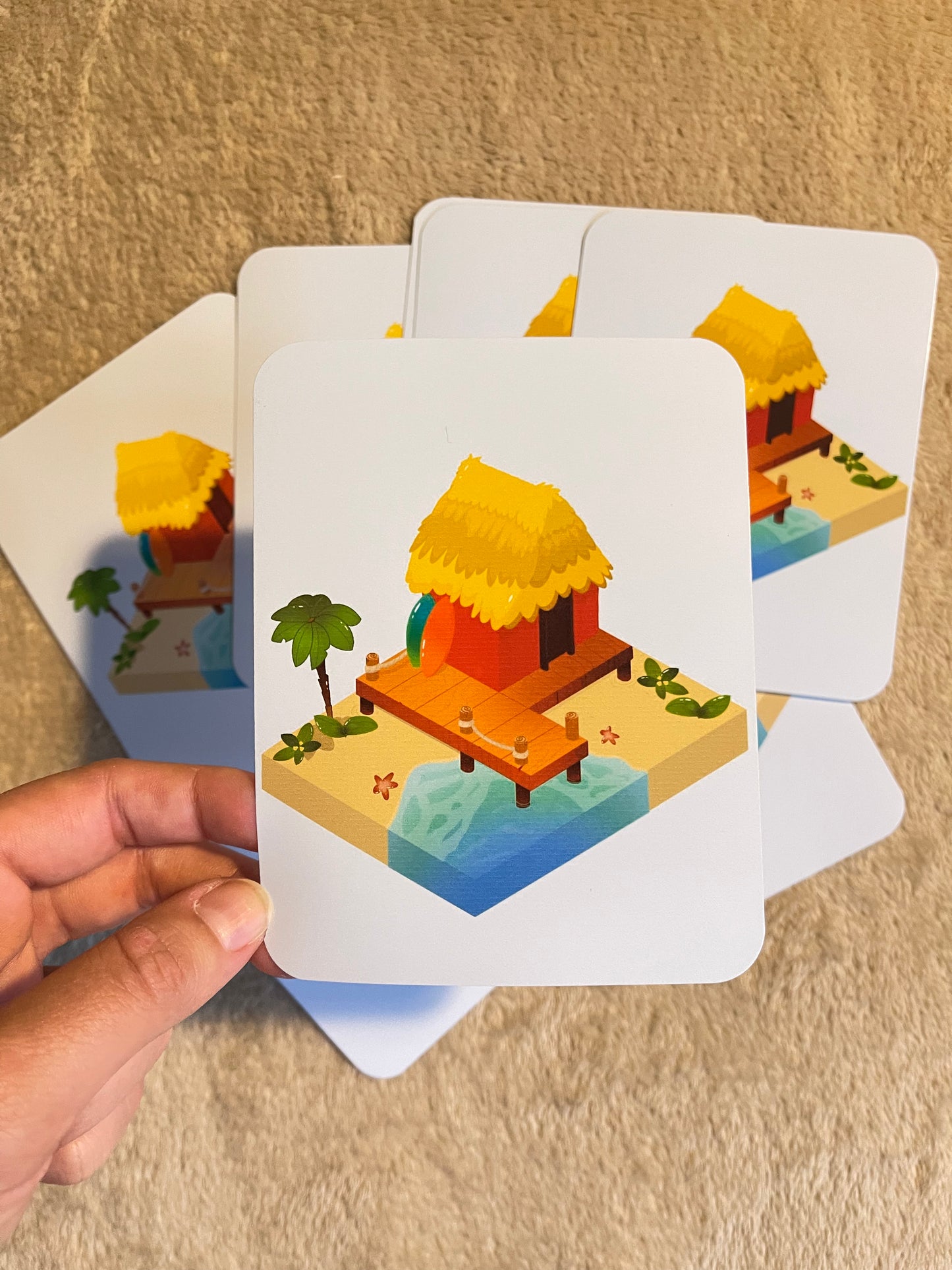 Beach Collection - Isometric Beach Print
