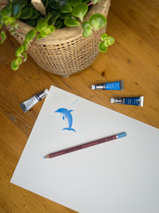 Beach Collection - Dolphin Sticker