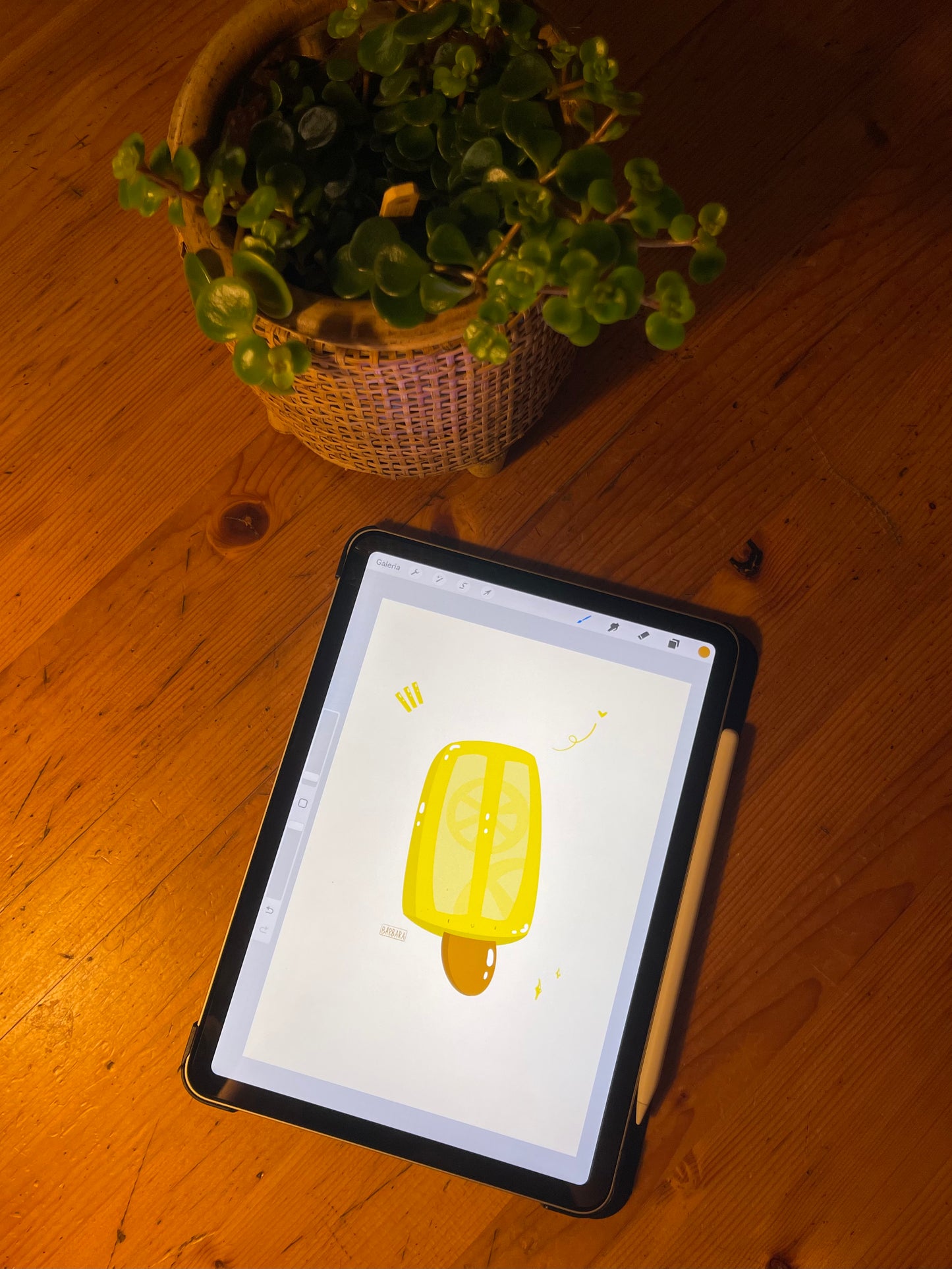 Popsicle Collection - Lemon Popsicle Print