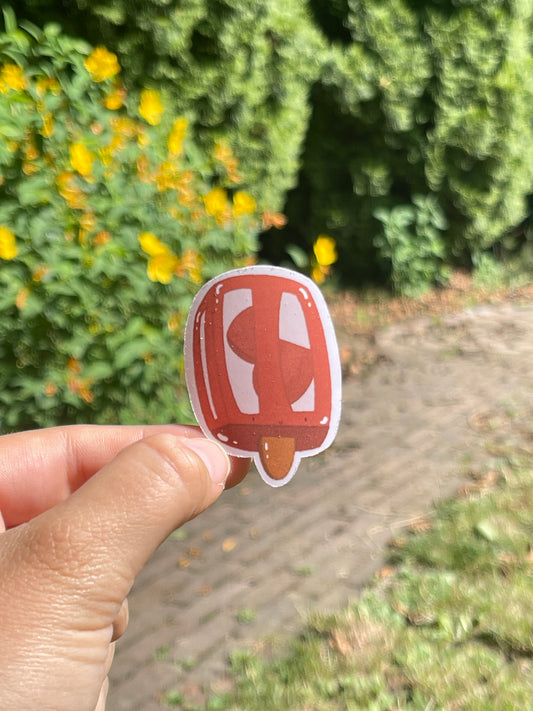 Popsicle Collection - Strawberry Popsicle Sticker