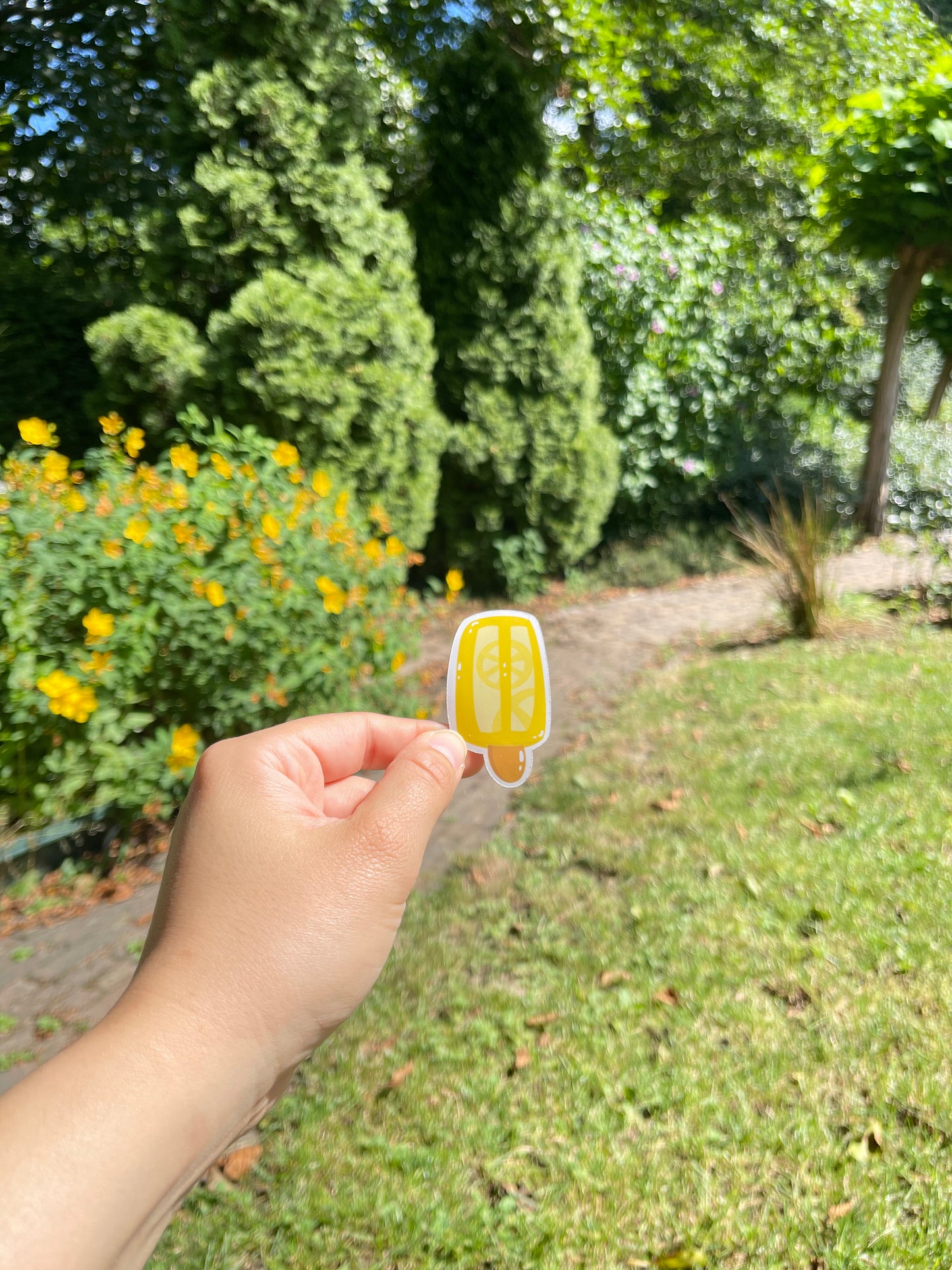 Popsicle Collection - Lemon Popsicle Sticker