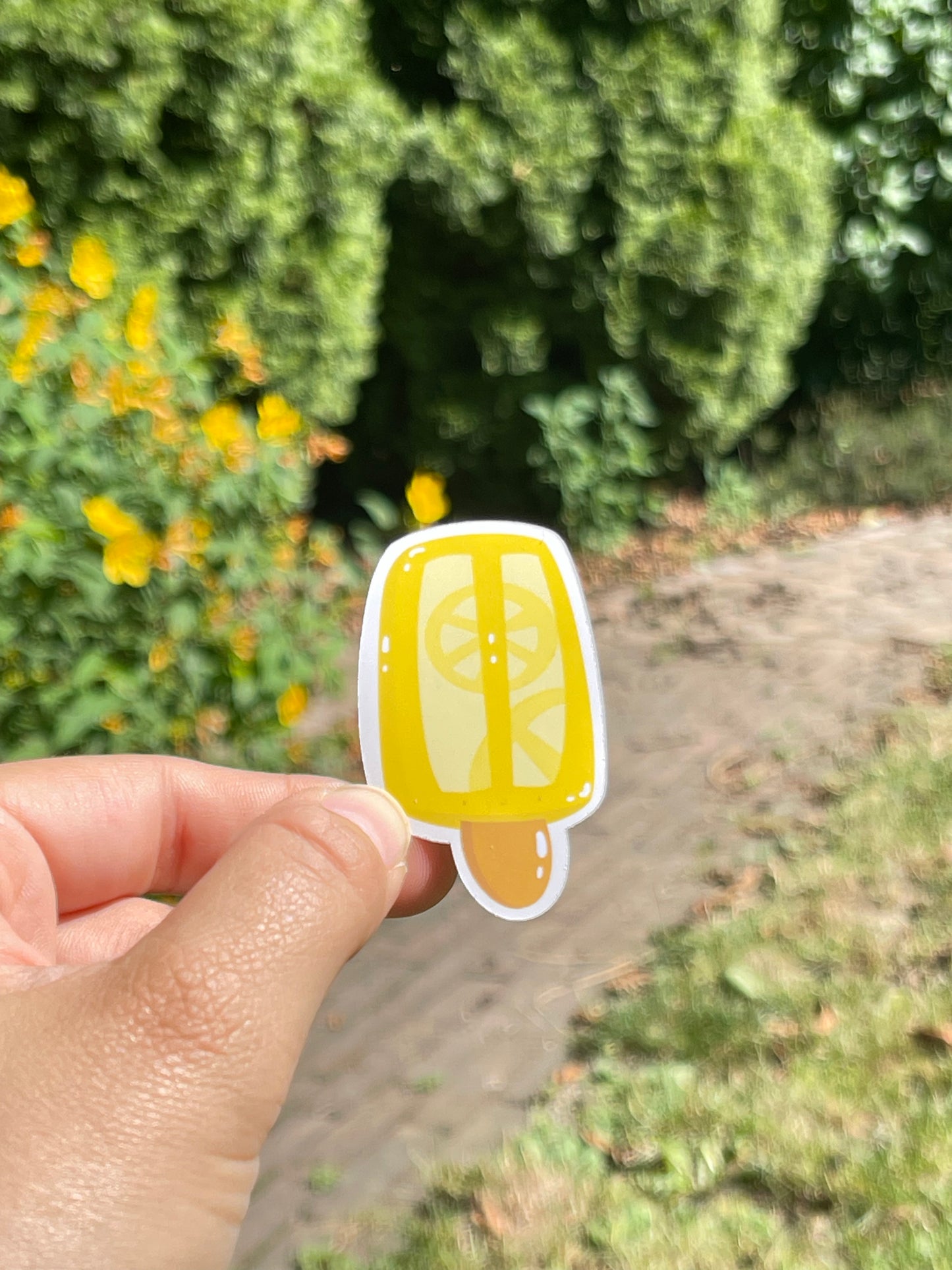 Popsicle Collection - Lemon Popsicle Sticker
