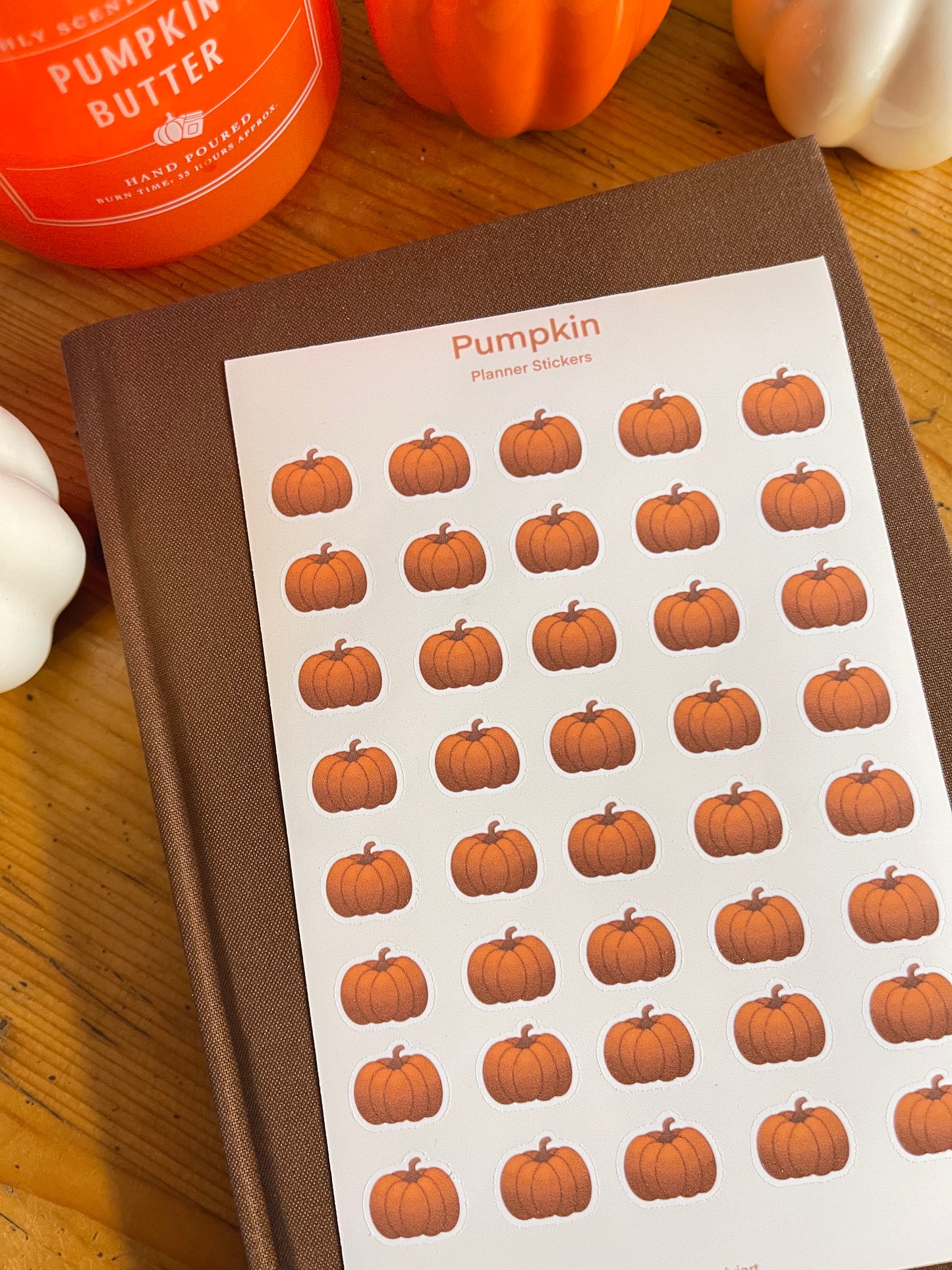 Pumpkin Planner Stickers